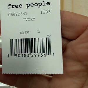 Free People Ivory Blouse